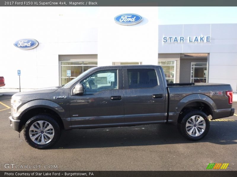 Magnetic / Black 2017 Ford F150 XL SuperCrew 4x4