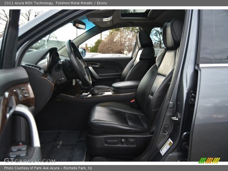 Polished Metal Metallic / Ebony 2011 Acura MDX Technology