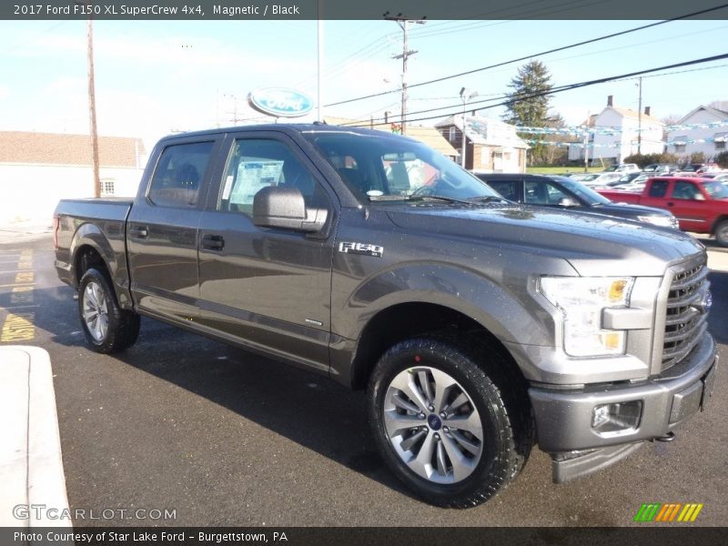 Magnetic / Black 2017 Ford F150 XL SuperCrew 4x4