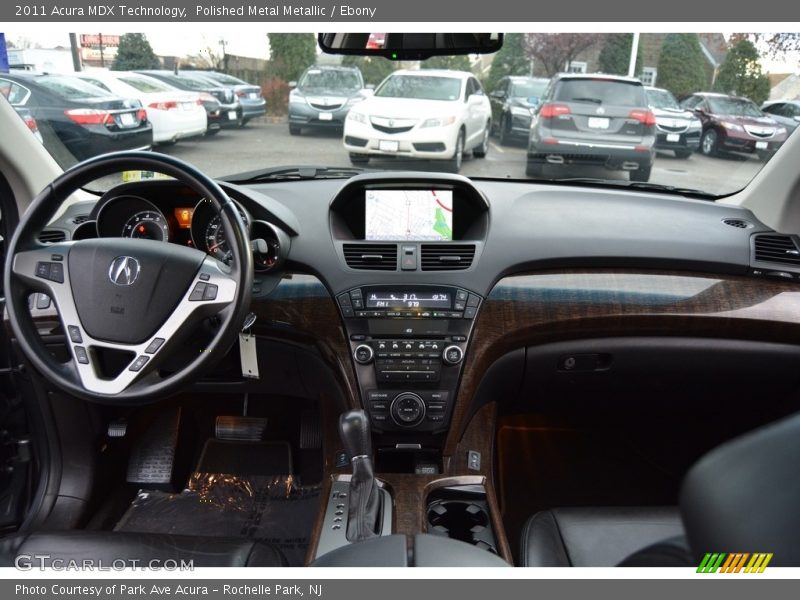 Polished Metal Metallic / Ebony 2011 Acura MDX Technology