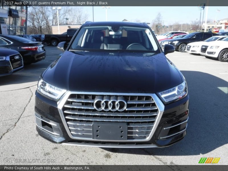 Night Black / Black 2017 Audi Q7 3.0T quattro Premium Plus