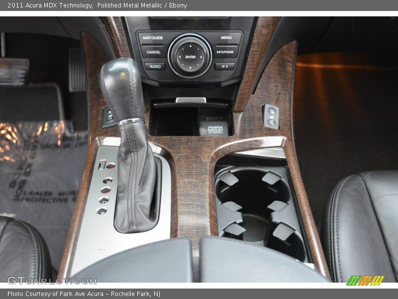 Polished Metal Metallic / Ebony 2011 Acura MDX Technology