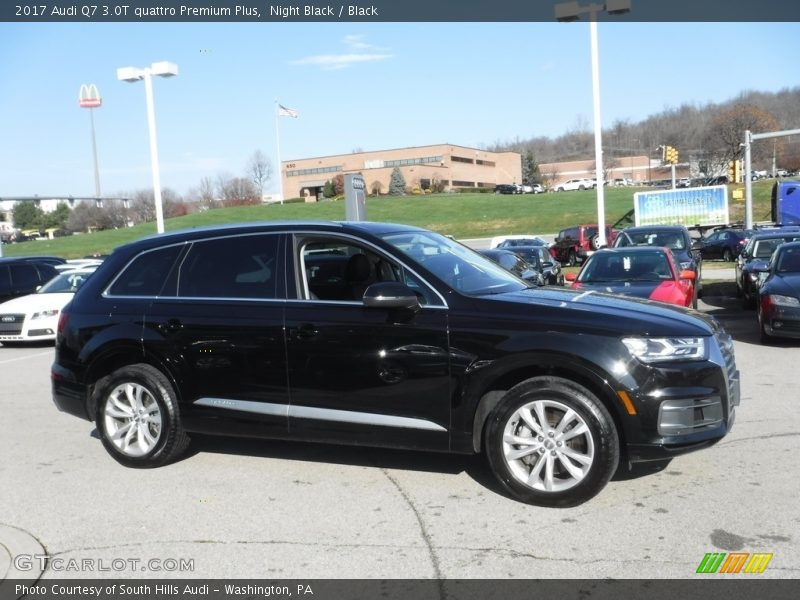 Night Black / Black 2017 Audi Q7 3.0T quattro Premium Plus