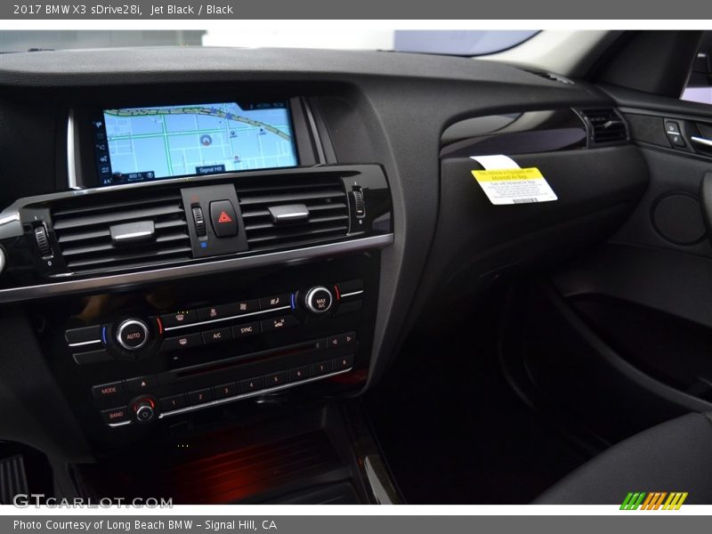 Jet Black / Black 2017 BMW X3 sDrive28i