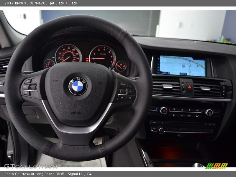 Jet Black / Black 2017 BMW X3 sDrive28i