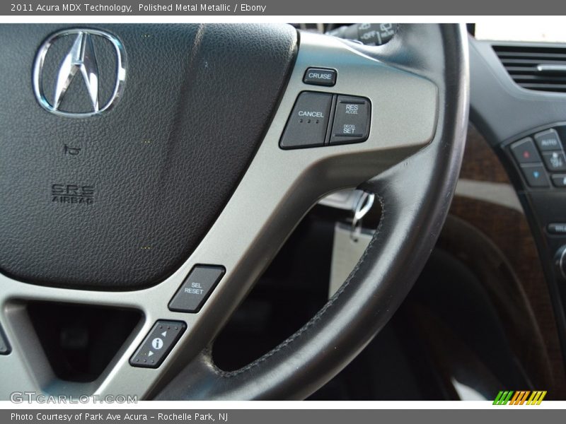 Polished Metal Metallic / Ebony 2011 Acura MDX Technology