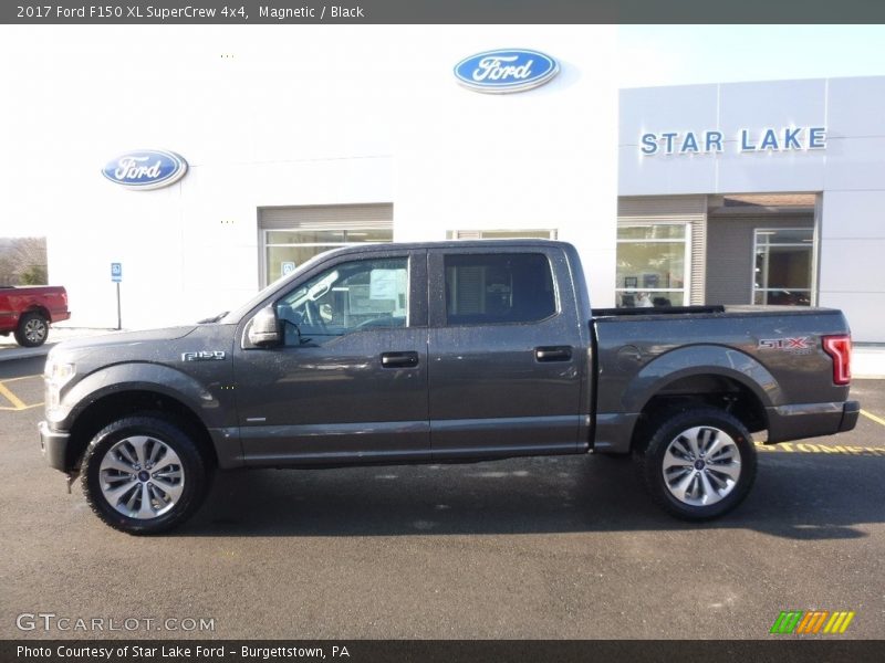 Magnetic / Black 2017 Ford F150 XL SuperCrew 4x4