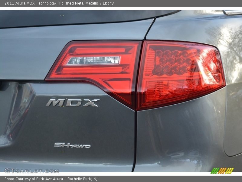 Polished Metal Metallic / Ebony 2011 Acura MDX Technology