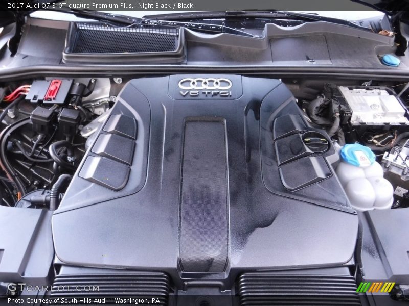 Night Black / Black 2017 Audi Q7 3.0T quattro Premium Plus