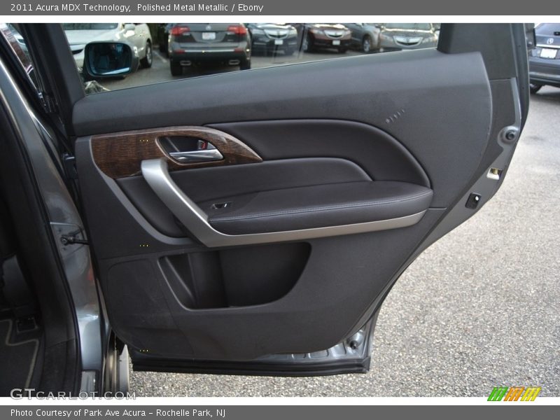 Polished Metal Metallic / Ebony 2011 Acura MDX Technology