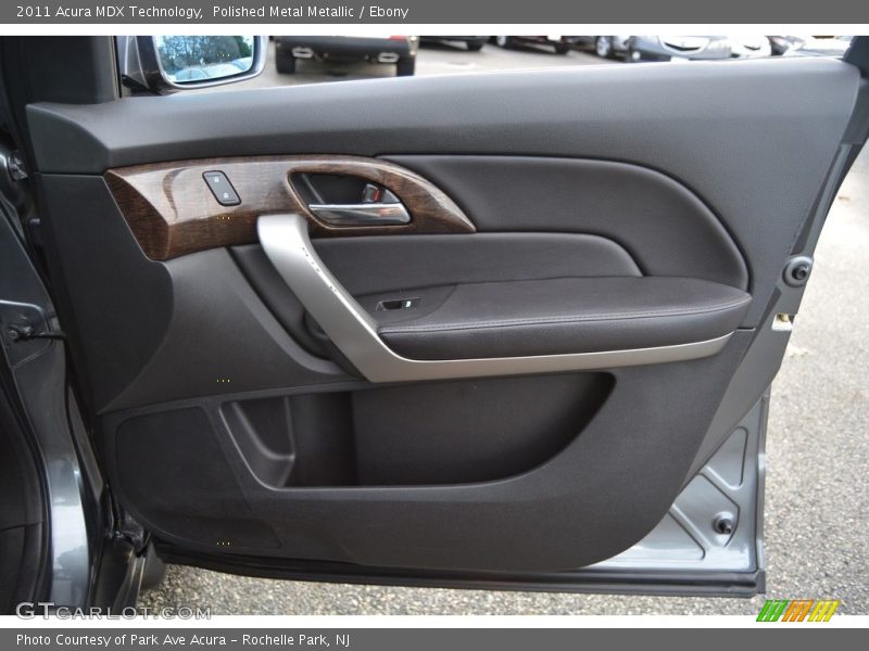 Polished Metal Metallic / Ebony 2011 Acura MDX Technology