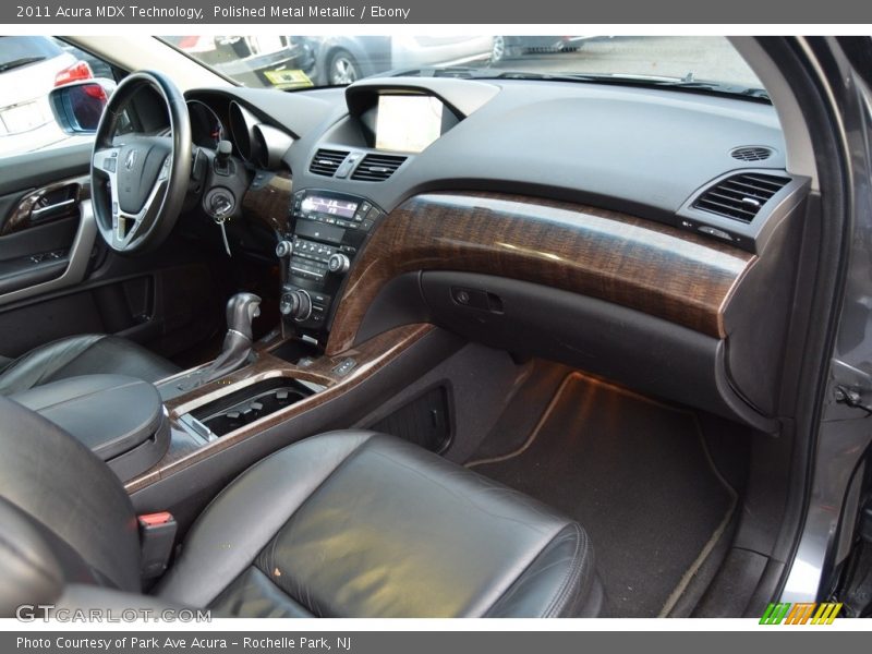 Polished Metal Metallic / Ebony 2011 Acura MDX Technology