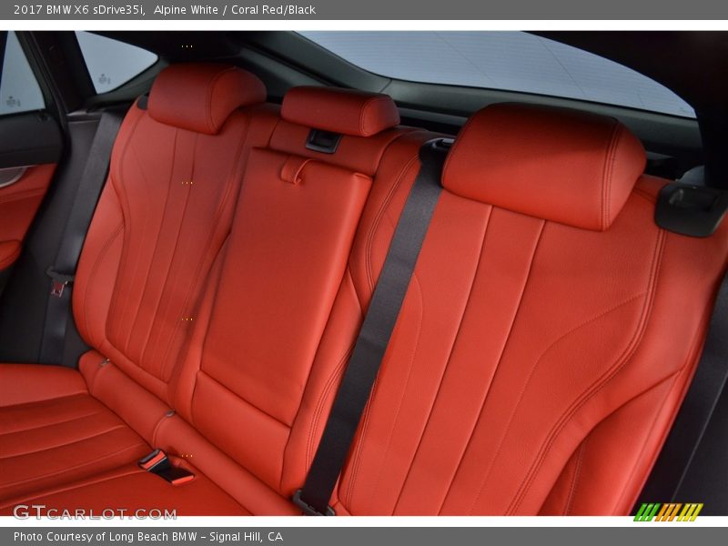 Rear Seat of 2017 X6 sDrive35i