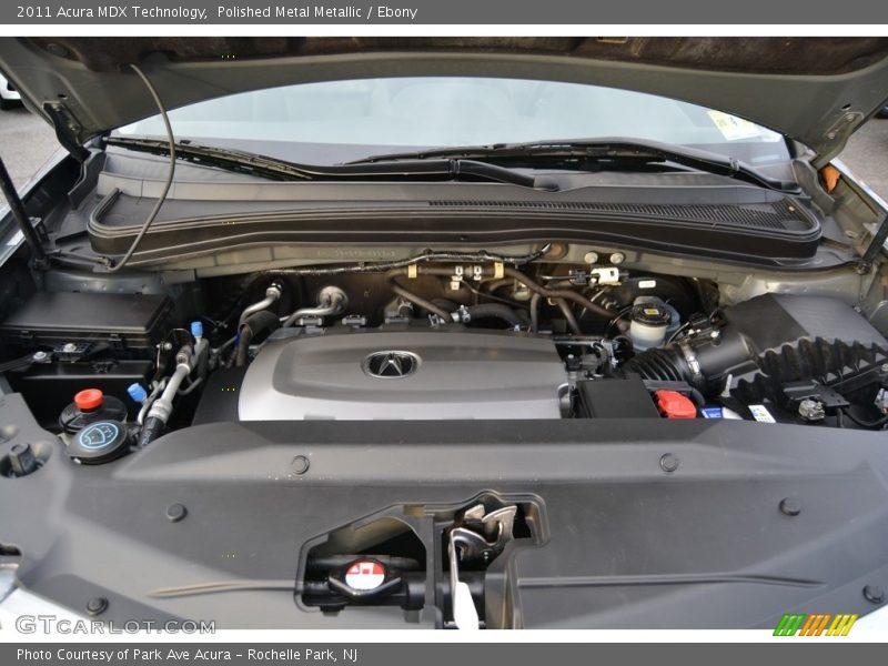 Polished Metal Metallic / Ebony 2011 Acura MDX Technology