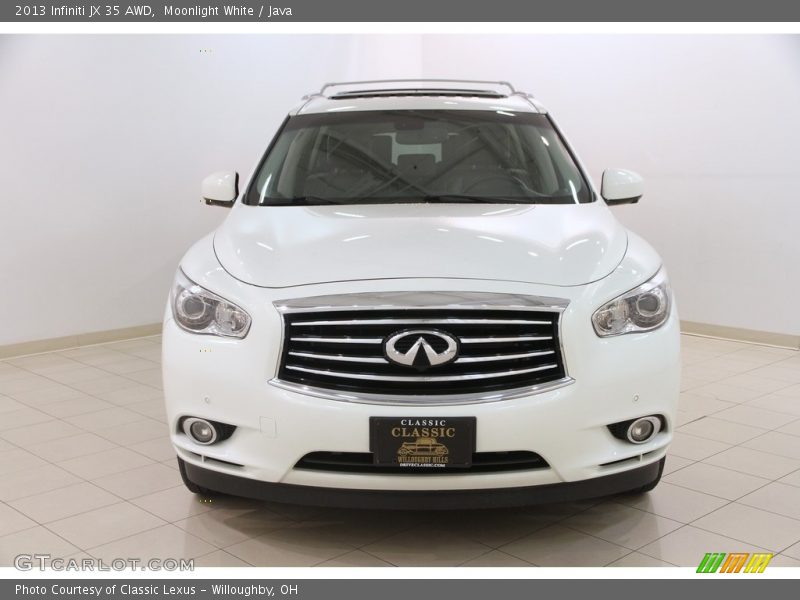Moonlight White / Java 2013 Infiniti JX 35 AWD