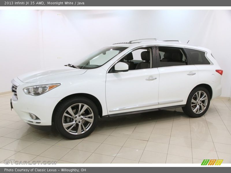 Moonlight White / Java 2013 Infiniti JX 35 AWD