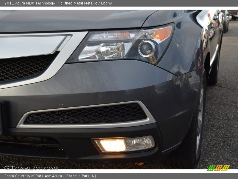 Polished Metal Metallic / Ebony 2011 Acura MDX Technology