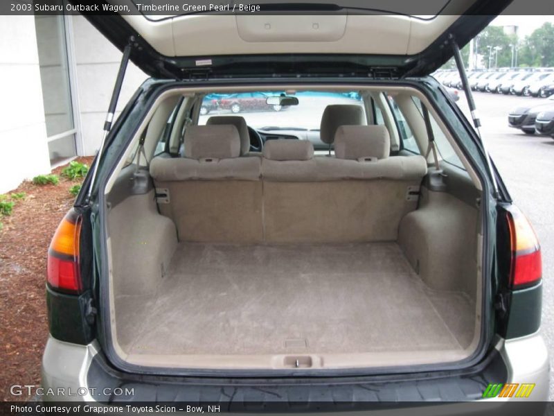 Timberline Green Pearl / Beige 2003 Subaru Outback Wagon