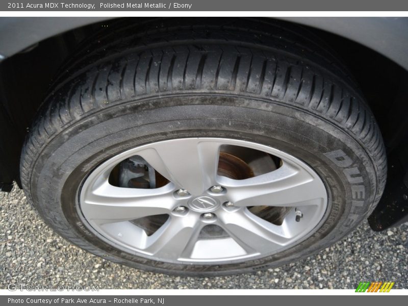 Polished Metal Metallic / Ebony 2011 Acura MDX Technology