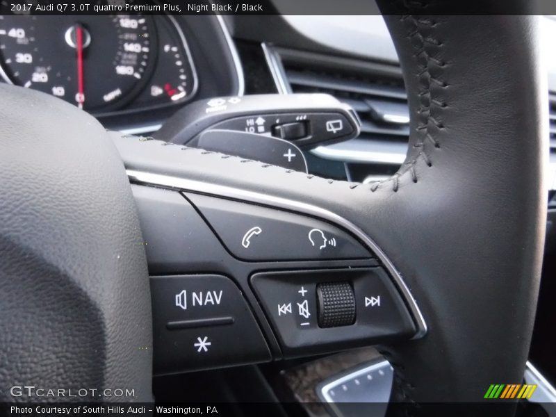 Night Black / Black 2017 Audi Q7 3.0T quattro Premium Plus