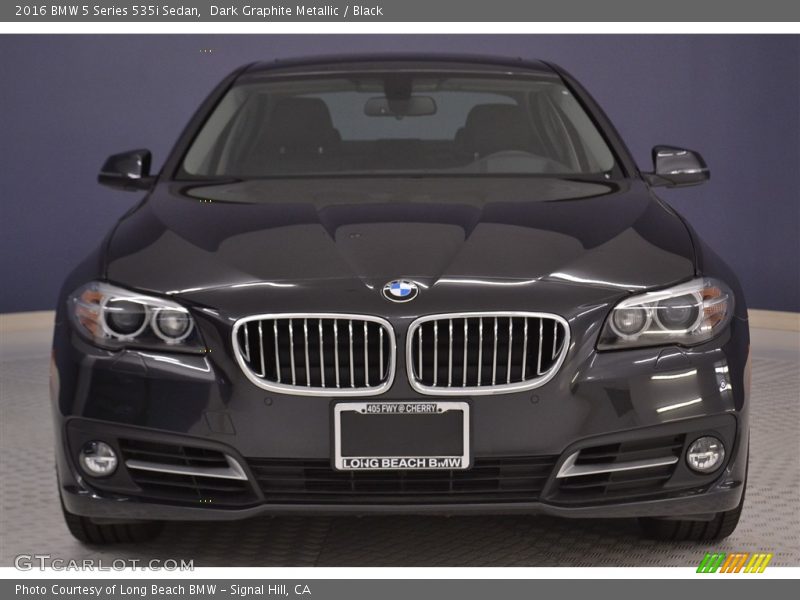 Dark Graphite Metallic / Black 2016 BMW 5 Series 535i Sedan