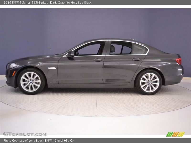 Dark Graphite Metallic / Black 2016 BMW 5 Series 535i Sedan