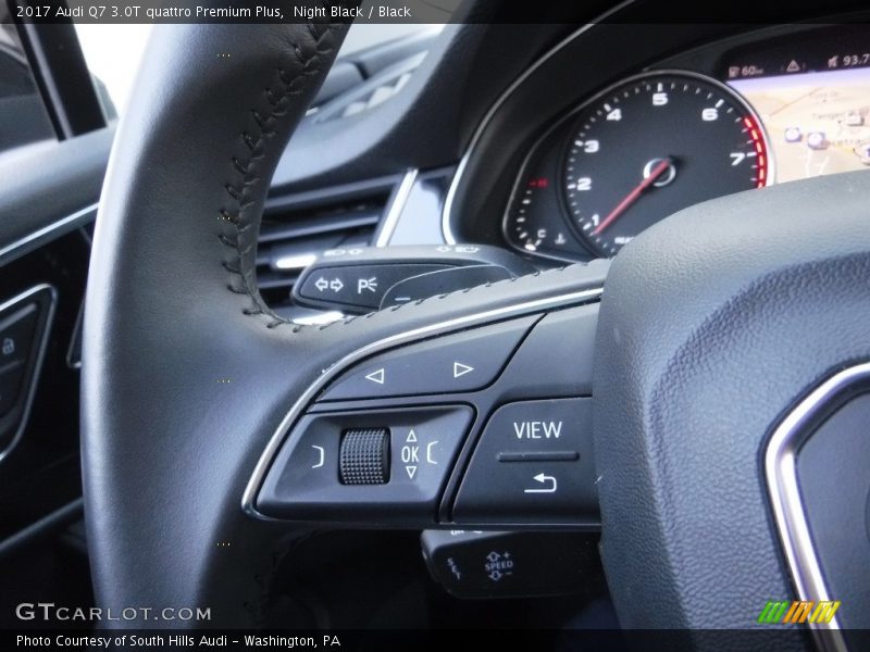Night Black / Black 2017 Audi Q7 3.0T quattro Premium Plus