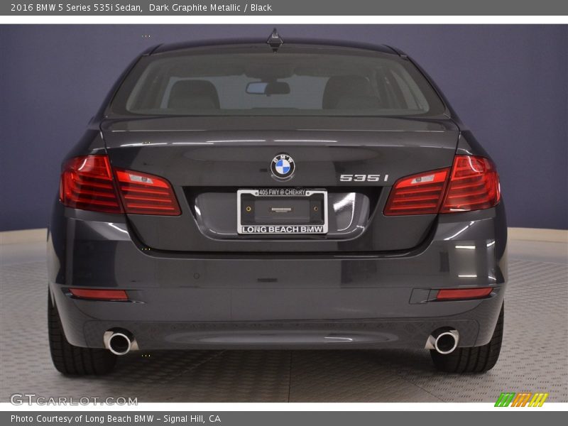 Dark Graphite Metallic / Black 2016 BMW 5 Series 535i Sedan