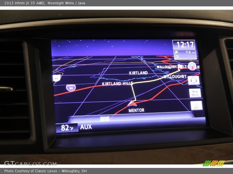 Moonlight White / Java 2013 Infiniti JX 35 AWD