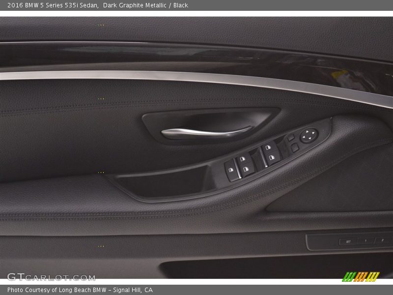 Dark Graphite Metallic / Black 2016 BMW 5 Series 535i Sedan