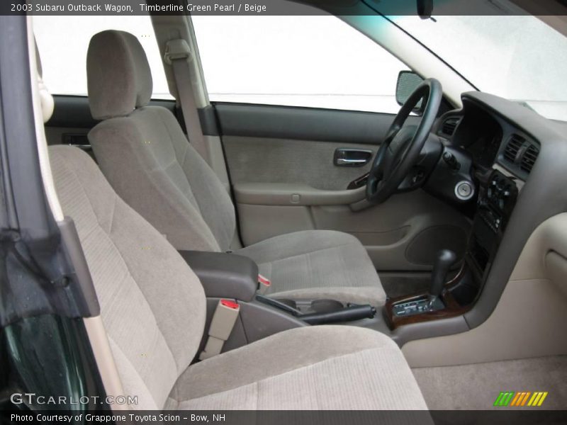 Timberline Green Pearl / Beige 2003 Subaru Outback Wagon