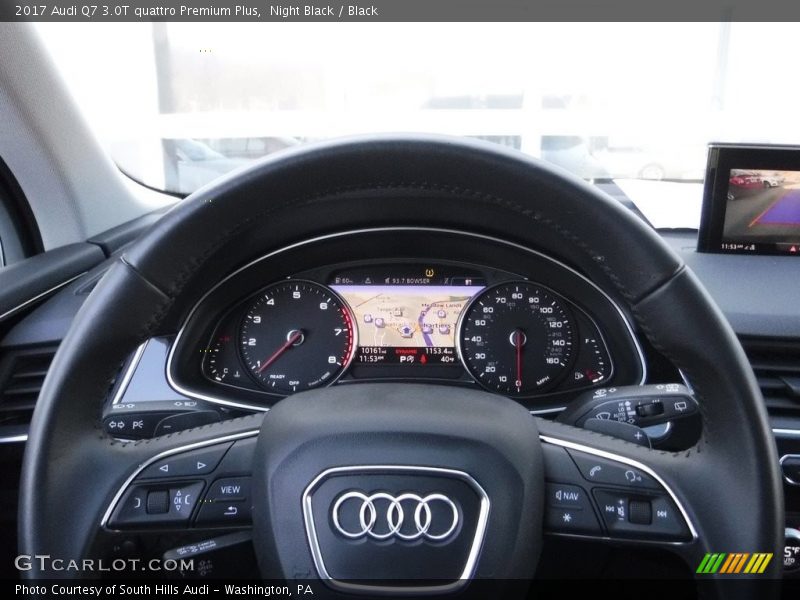 Night Black / Black 2017 Audi Q7 3.0T quattro Premium Plus