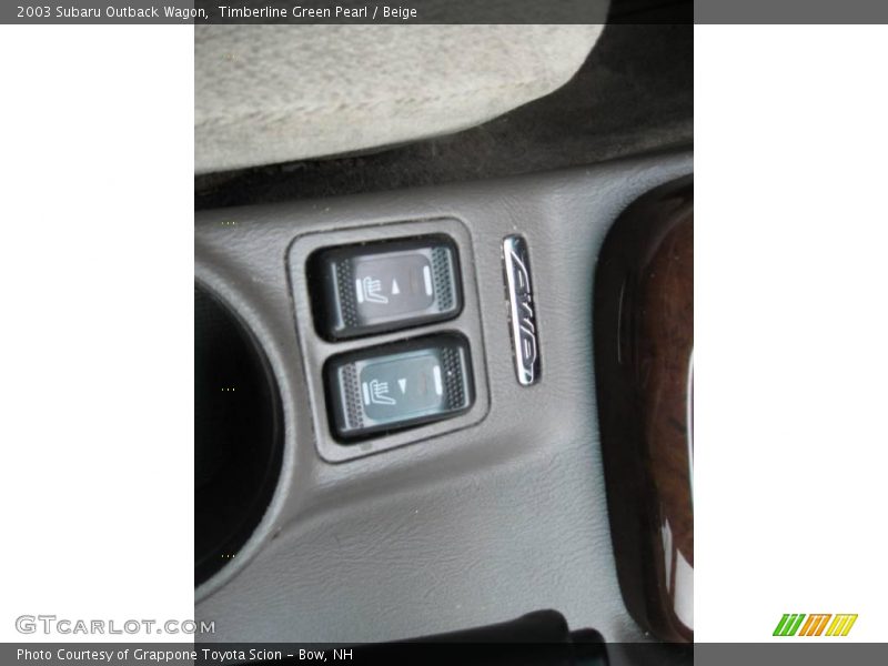 Timberline Green Pearl / Beige 2003 Subaru Outback Wagon
