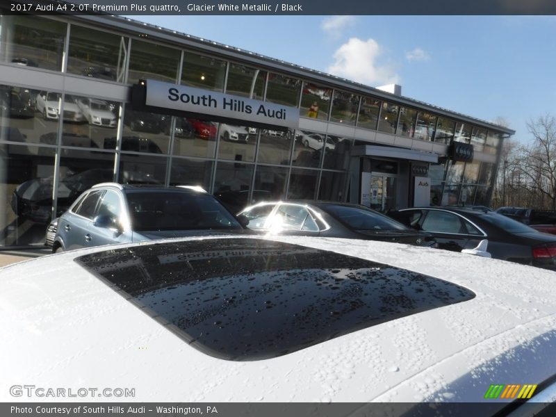Glacier White Metallic / Black 2017 Audi A4 2.0T Premium Plus quattro