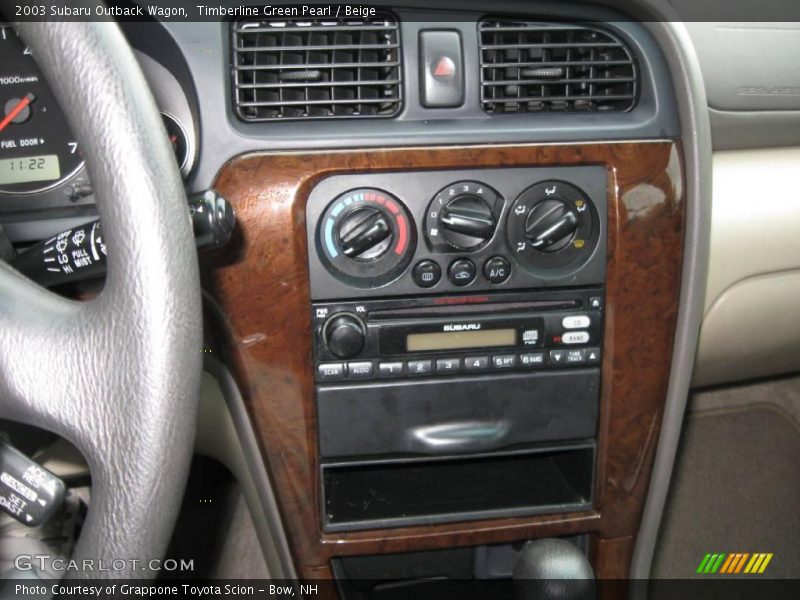 Timberline Green Pearl / Beige 2003 Subaru Outback Wagon
