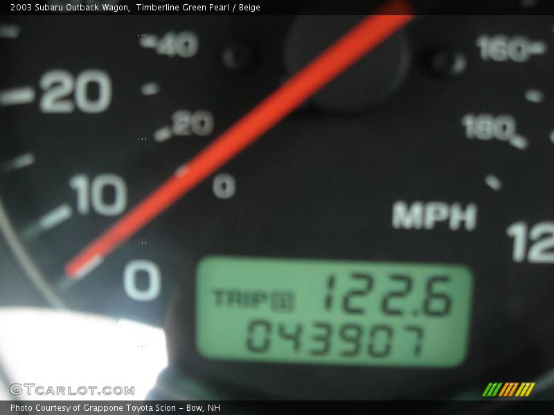 Timberline Green Pearl / Beige 2003 Subaru Outback Wagon