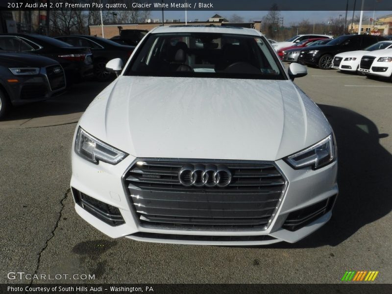 Glacier White Metallic / Black 2017 Audi A4 2.0T Premium Plus quattro