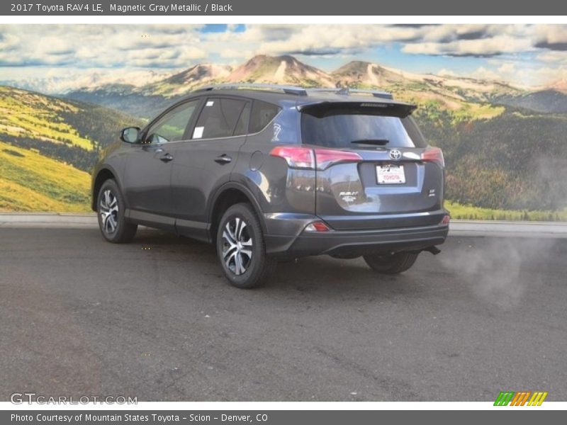 Magnetic Gray Metallic / Black 2017 Toyota RAV4 LE