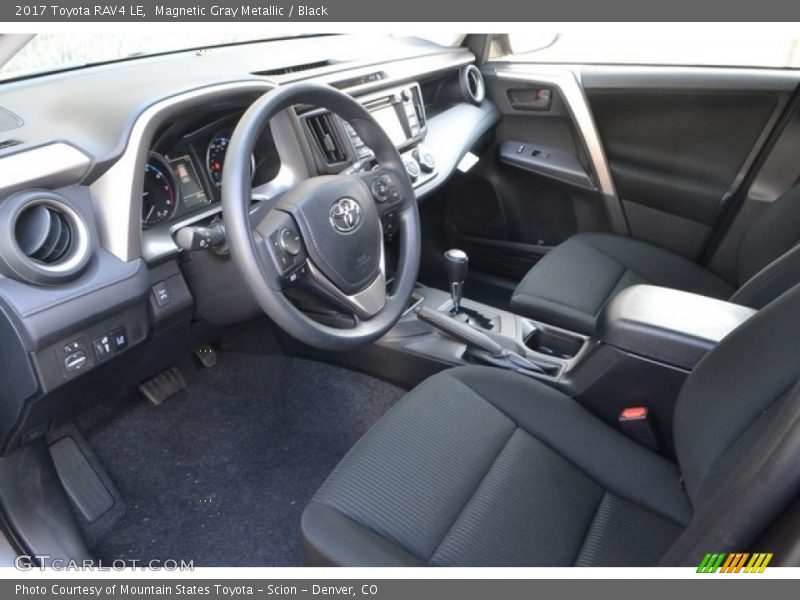 Magnetic Gray Metallic / Black 2017 Toyota RAV4 LE