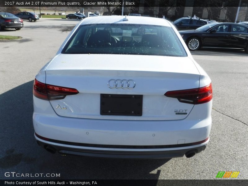 Glacier White Metallic / Black 2017 Audi A4 2.0T Premium Plus quattro