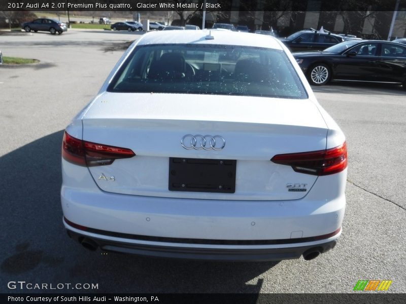 Glacier White Metallic / Black 2017 Audi A4 2.0T Premium Plus quattro
