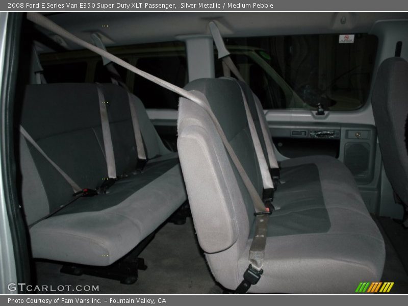 Silver Metallic / Medium Pebble 2008 Ford E Series Van E350 Super Duty XLT Passenger