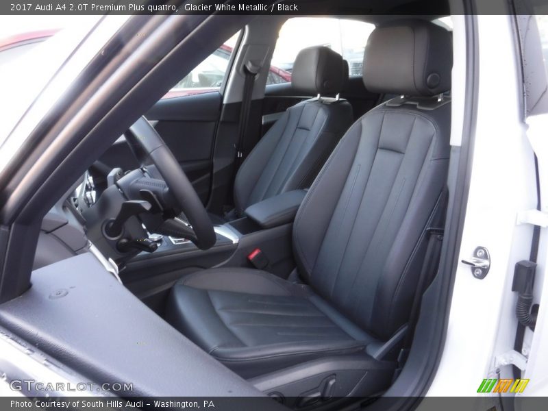 Glacier White Metallic / Black 2017 Audi A4 2.0T Premium Plus quattro