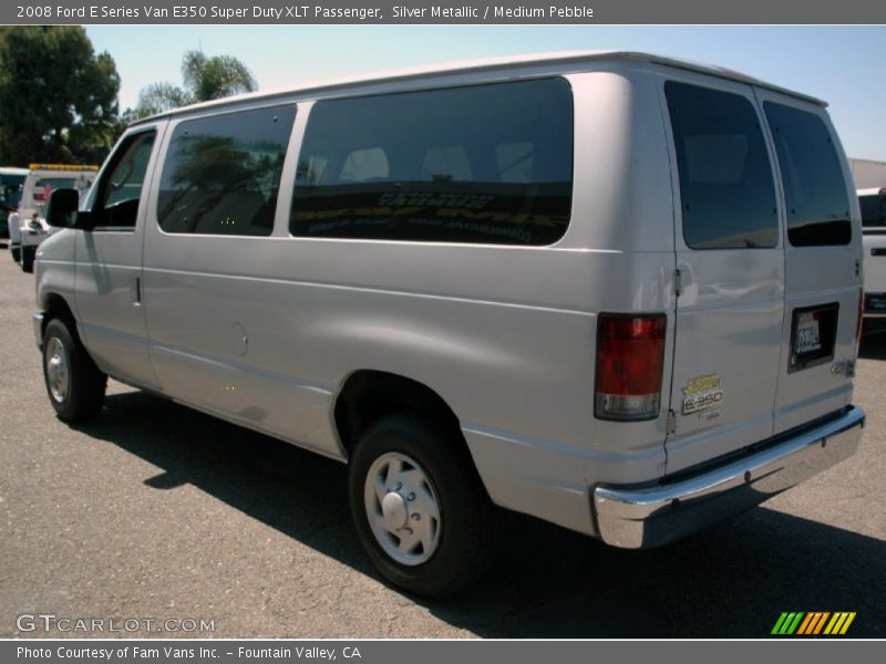 Silver Metallic / Medium Pebble 2008 Ford E Series Van E350 Super Duty XLT Passenger