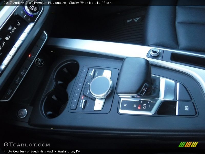 Glacier White Metallic / Black 2017 Audi A4 2.0T Premium Plus quattro