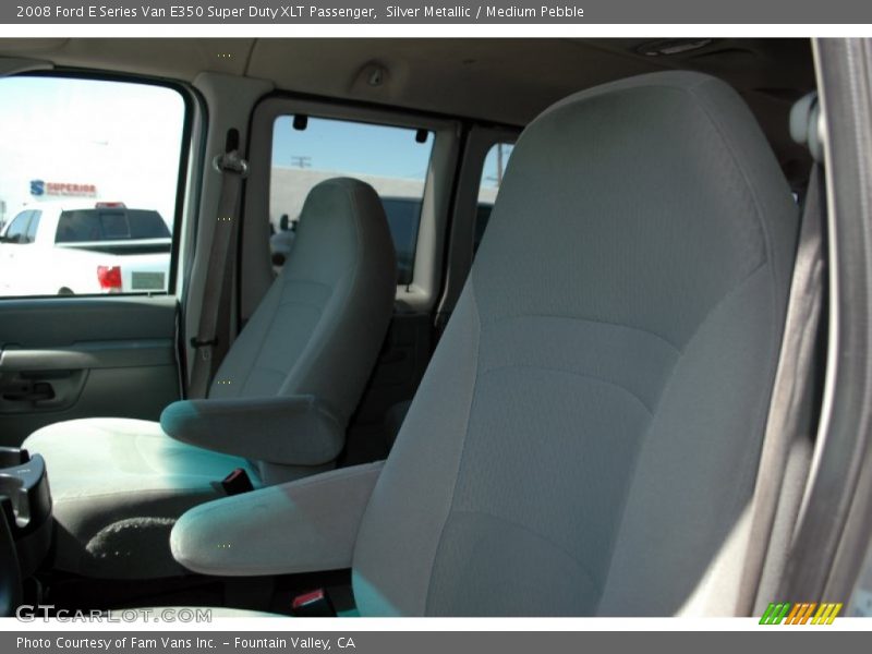 Silver Metallic / Medium Pebble 2008 Ford E Series Van E350 Super Duty XLT Passenger