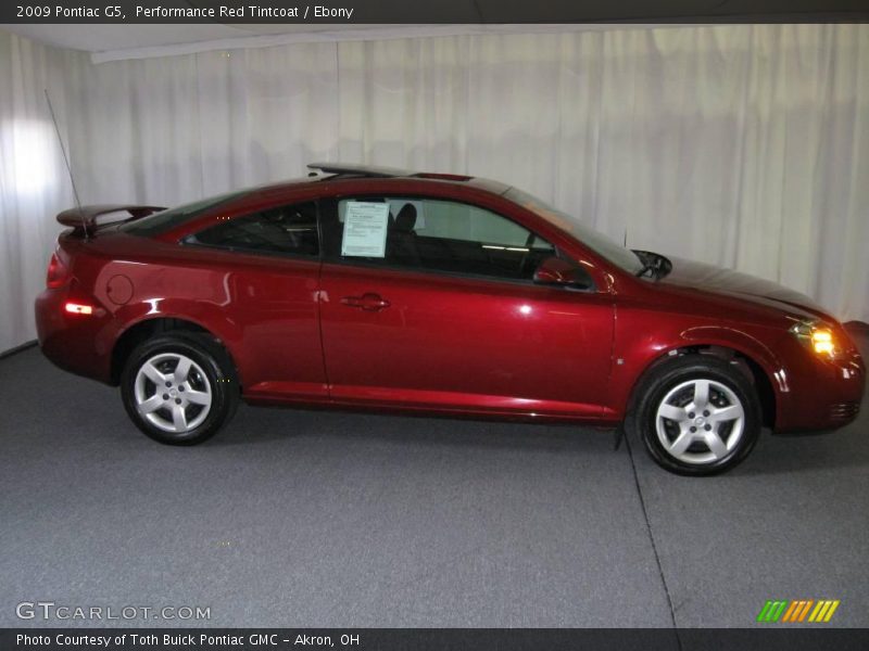 Performance Red Tintcoat / Ebony 2009 Pontiac G5