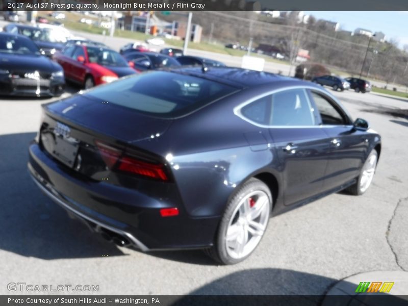 Moonlight Blue Metallic / Flint Gray 2017 Audi S7 Prestige quattro