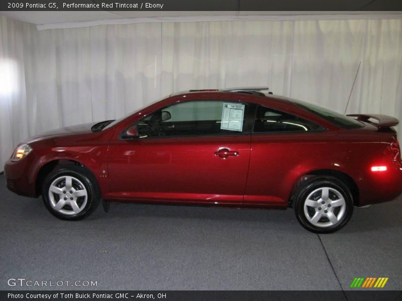 Performance Red Tintcoat / Ebony 2009 Pontiac G5