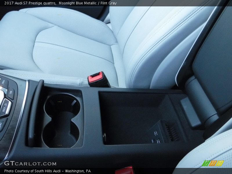 Moonlight Blue Metallic / Flint Gray 2017 Audi S7 Prestige quattro